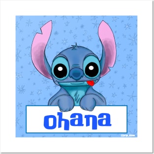 ohana means family, is it Stitch? Posters and Art